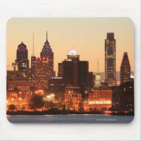 Centre-ville de Philadelphie, Pennsylvanie au couc
