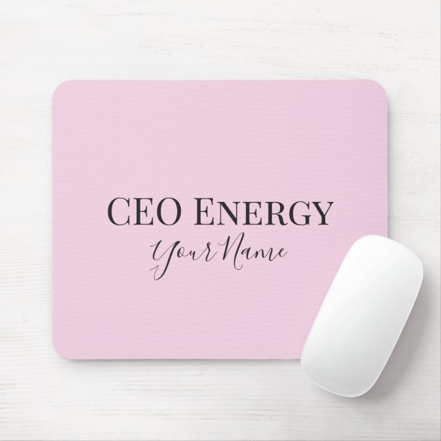 Tapis De Souris CEO Energy Personalized Mouse Pad – Feminine CEO  (Avec souris)