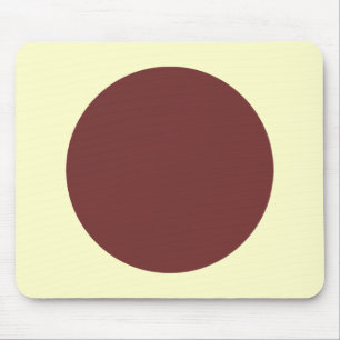 Tapis De Souris Cercle - Brown et jaune pâle