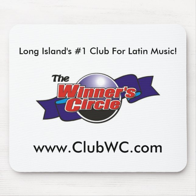 Tapis De Souris Cercle Mousepad de gagnants (Devant)