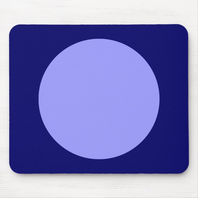 Tapis De Souris Cercle - Nuances de bleu (Devant)