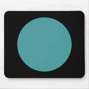 Tapis De Souris Cercle - Vert océan et noir