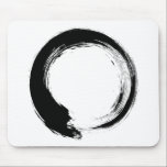 Tapis De Souris Cercle Zen Enso<br><div class="desc">Zen Spirit & Enso,  Zen Circles. Enso est un mot japonais signifiant "cercle" et un concept fortement associé au zen. Il symbolise l'Absolu,  l'illumination,  la force,  l'élégance,  l'Univers et le vide ; il peut aussi symboliser l'esthétique japonaise elle-même.</div>