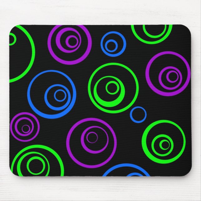 Tapis De Souris cercles (Devant)
