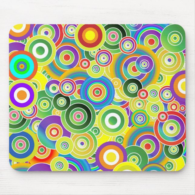 Tapis de souris Cercles (Devant)