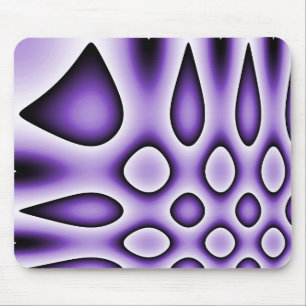 Tapis de souris Cercles Abstraits Gouttes, Violet