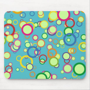 Tapis De Souris Cercles colorés