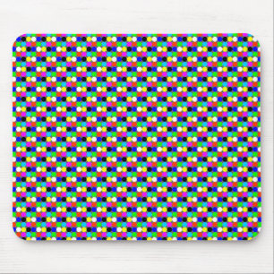 Tapis De Souris cercles de couleur comme