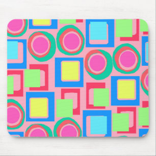 Tapis De Souris Cercles et carrés