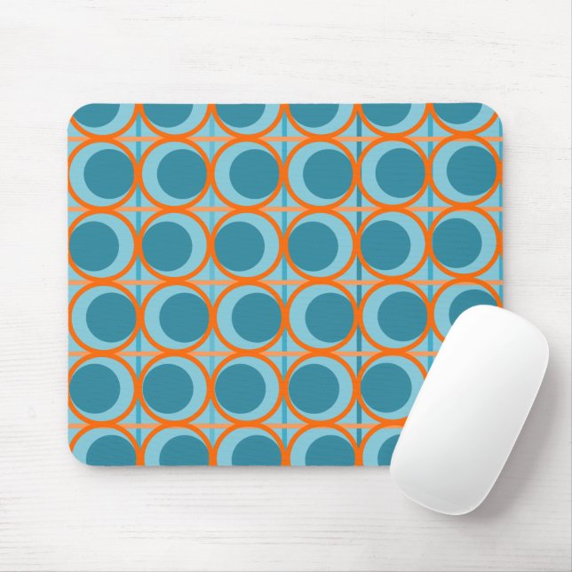 Tapis De Souris Cercles et lignes MCM (Avec souris)