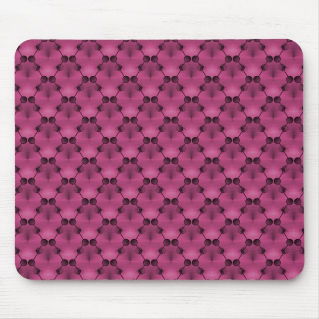 Tapis De Souris Cercles funk rétro de Bourgogne Mousepad (Devant)
