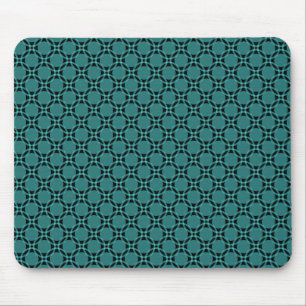 Tapis De Souris Cercles funky turquoises Mousepad