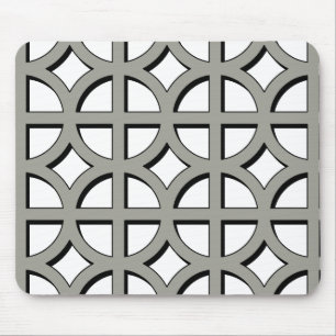 Tapis De Souris Cercles gris Motif