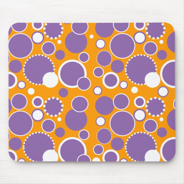 Tapis De Souris Cercles & Points (Devant)