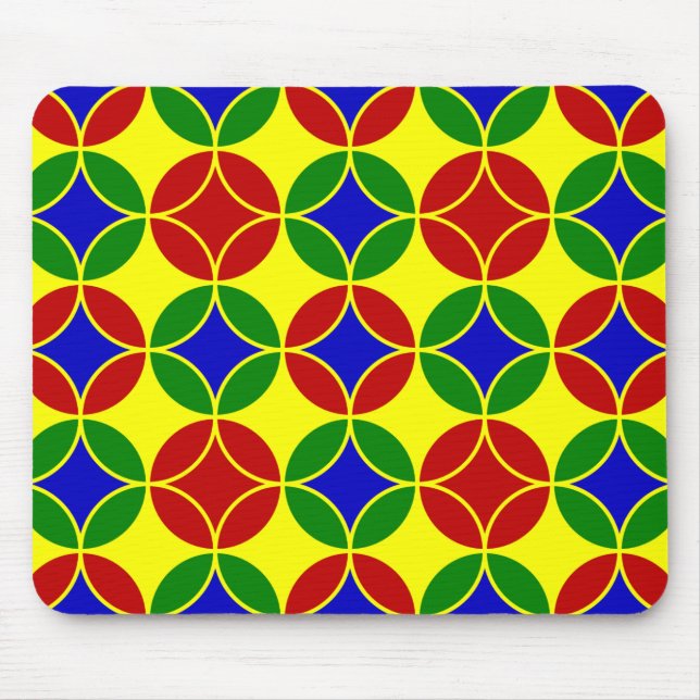 Tapis De Souris Cercles principaux-01-ORDINATEUR MOUSEPAD (Devant)