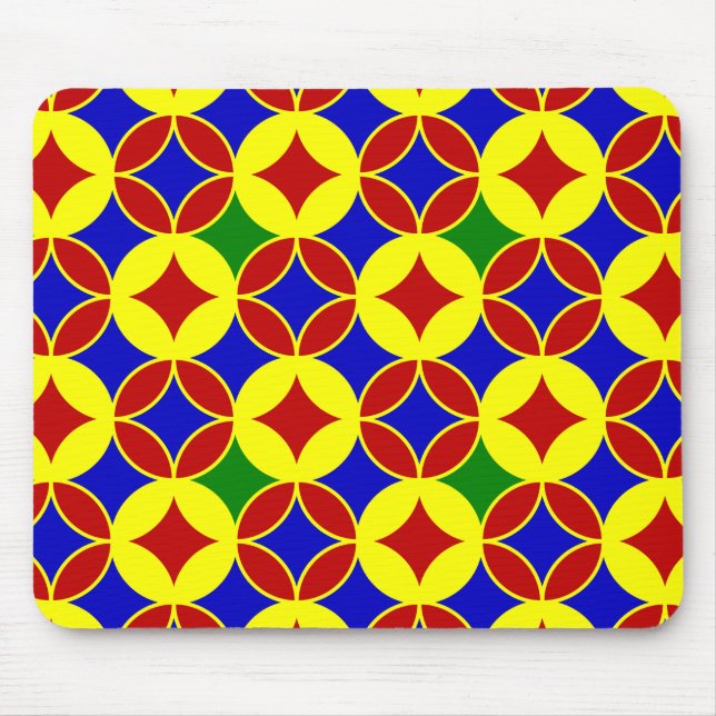 Tapis De Souris Cercles principaux-07-ORDINATEUR MOUSEPAD (Devant)