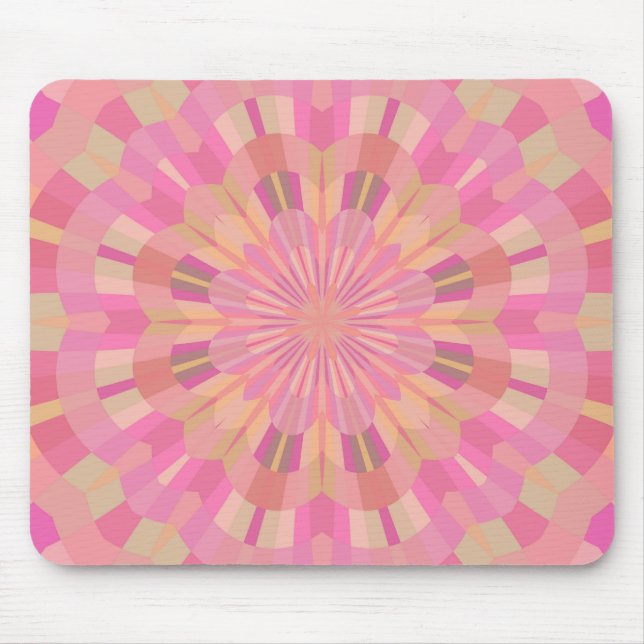 Tapis De Souris Cercles roses (Devant)