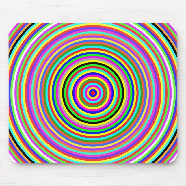 Tapis De Souris cercles spectraux 5000 (Devant)
