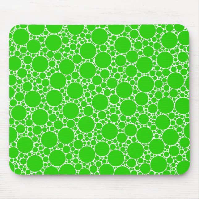 Tapis De Souris Cercles verts (Devant)