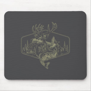 Tapis De Souris Cerf Canard Pêche Chasse Résout La Plupart De Mes