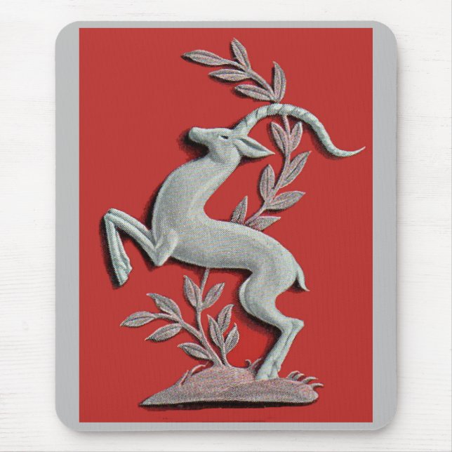 Tapis De Souris cerf d'argent (Devant)