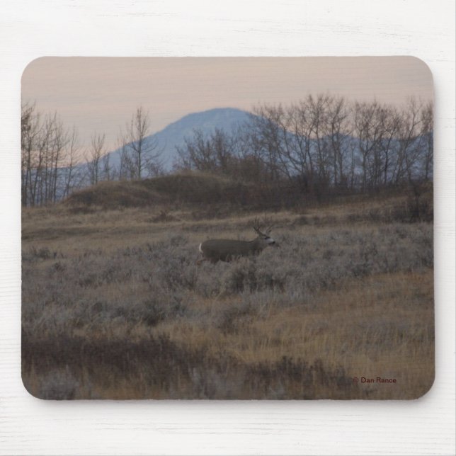 Tapis De Souris Cerf mulet D12 et collines de Sweet Grass (Devant)