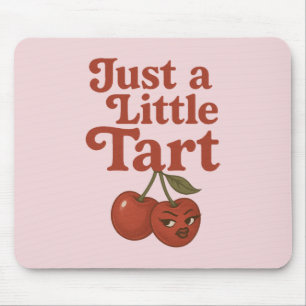 Tapis De Souris Cerise Sassy Juste un peu acidulée Retro Rouge & R