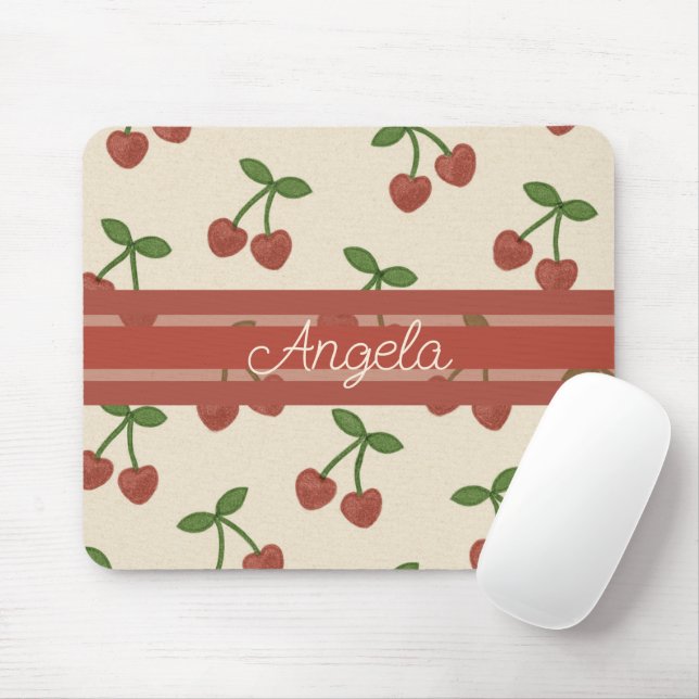 Tapis De Souris Cerises amoureuses (Avec souris)