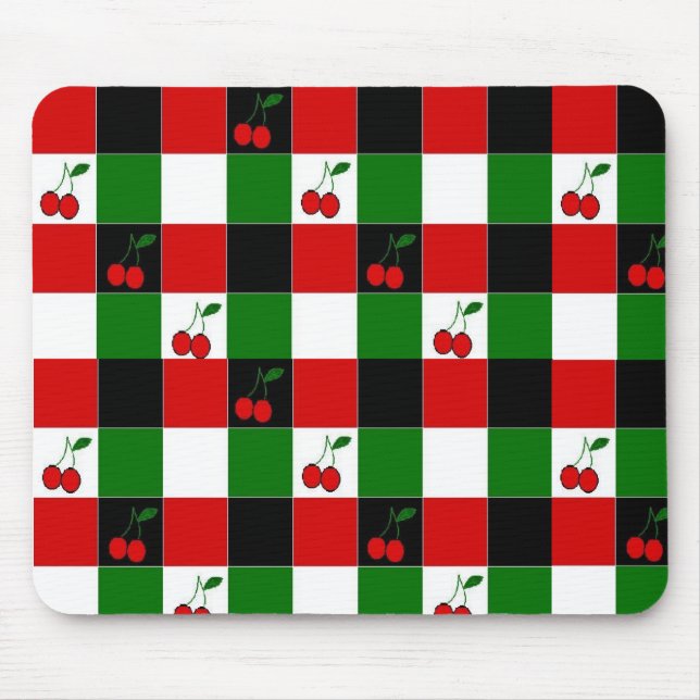 Tapis De Souris cerises, cerises, cerises, cerises (Devant)