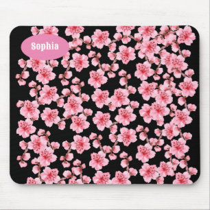 Tapis De Souris cerisier rose kawaii