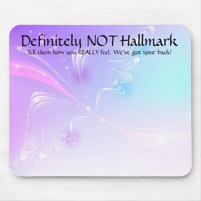 Tapis De Souris Certainement PAS Hallmark Mousepad (Devant)