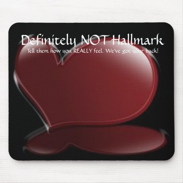 Tapis De Souris Certainement PAS Hallmark Mousepad (Devant)