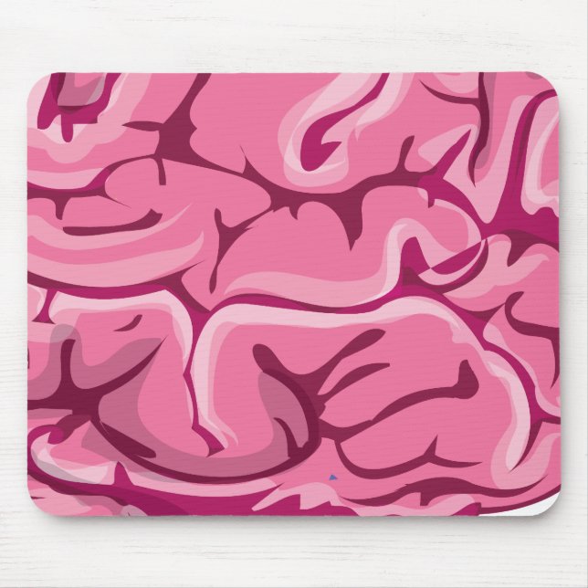 Tapis De Souris Cerveau de Zombie (Devant)
