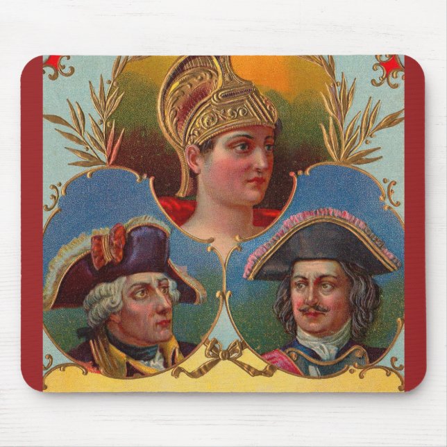 Tapis De Souris César - Kaiser - Tsar boîte à cigares étiquette (Devant)