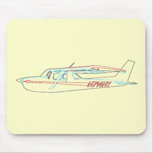 Tapis De Souris Cessna en vol