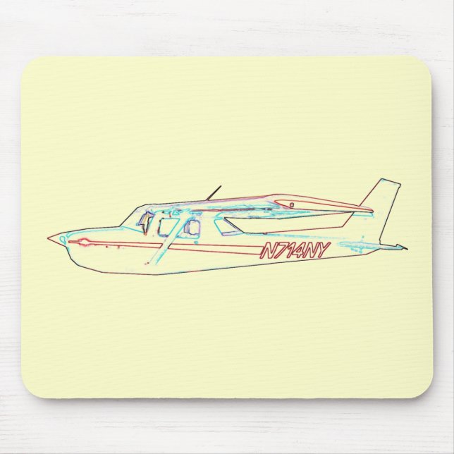 Tapis De Souris Cessna en vol (Devant)