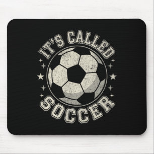 Tapis De Souris C'est appelé football pas football drôle détresse