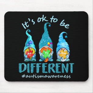 Tapis De Souris C'est bien d'être différent Gnomes de Sensibilisat