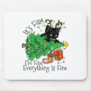 Tapis De Souris C'est Bien Je Suis Bien Tout Va Bien Joyeux Noël