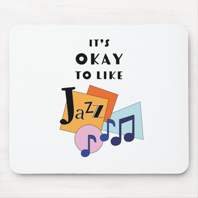 Tapis De Souris C'est bon d'aimer Jazz V.2 (Devant)