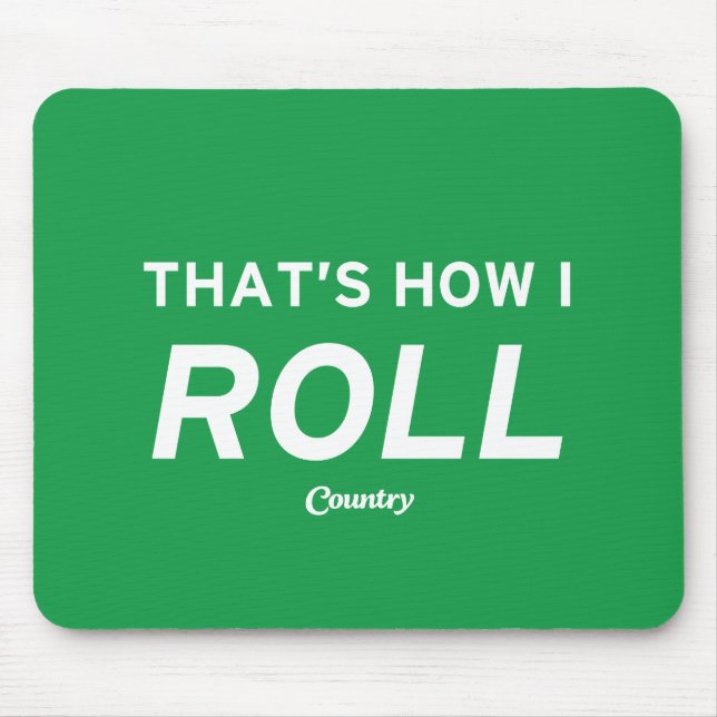 Tapis De Souris C'est comment je roule (Devant)