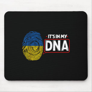 Tapis De Souris C'est Dans Mon Adn Drapeau National Ukrainien Patr