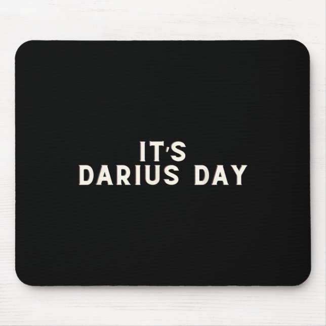 Tapis De Souris C'est Darius Day Funny Meme 1 (Devant)