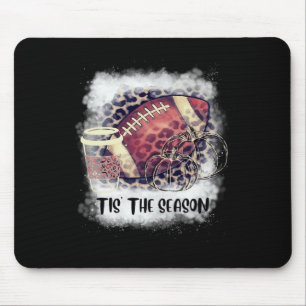 Tapis De Souris C'est la saison automne Citrouille Football Café