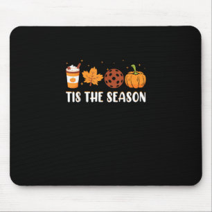 Tapis De Souris C'Est La Saison Café Automne Pickleball Et Hallowe