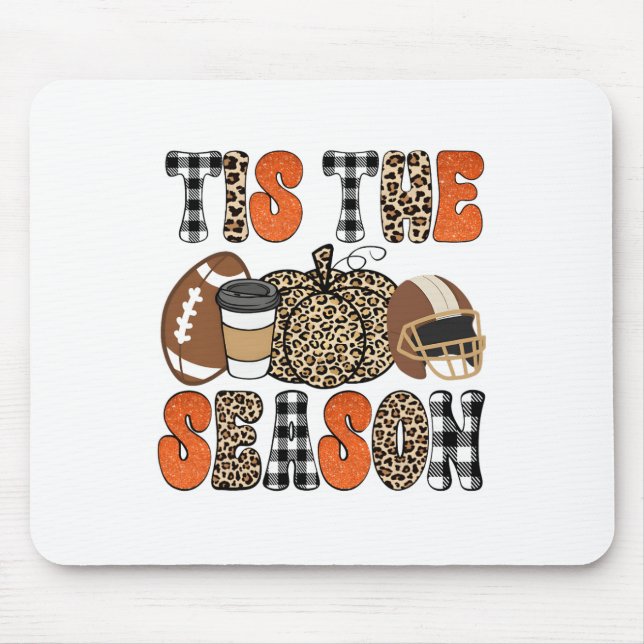 Tapis De Souris C'Est La Saison Citrouille Leaf Latte Fall Thanksg (Devant)