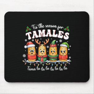 Tapis De Souris C'est la saison des tamales de Noël mexicain