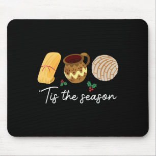 Tapis De Souris C'est la saison des tamales Noël amusant mexicain