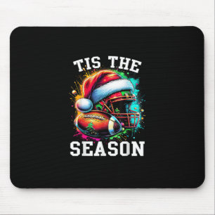Tapis De Souris C'Est La Saison Football Maman Noël Santa Hat Co