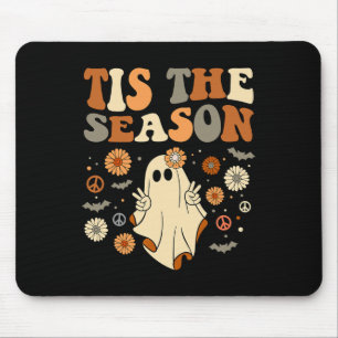 Tapis De Souris C'est la saison Halloween Ghost Costume Retr